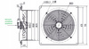 Priemyselný odsávací ventilátor 550 mm + žalúzia